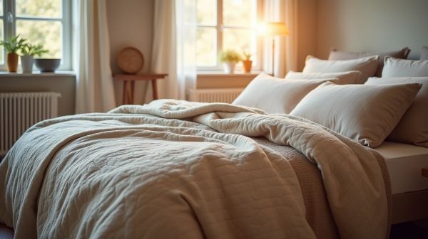 Un confort exceptionnel avec la couette 220x240 adaptée à chaque saison